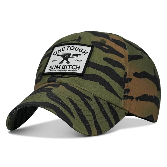 One Tough Sum B Patch Ripstop Low Profile Hat - HEADWEAR - One Revolver Surfboards