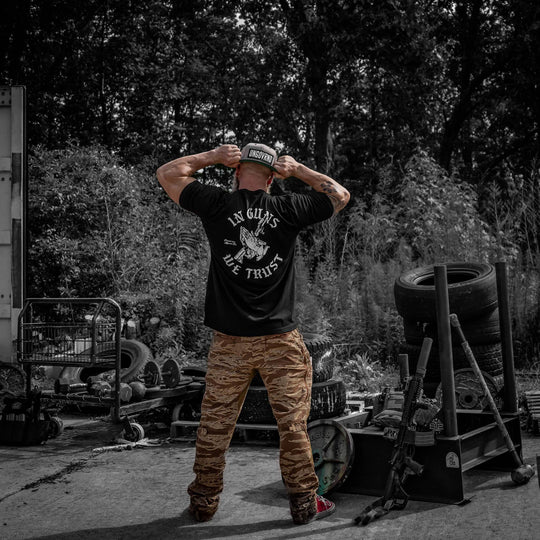 In Guns We Trust Men's T-Shirt - One Revolver Surfboards