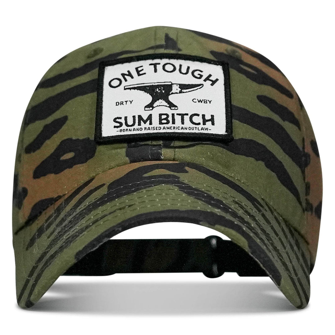 One Tough Sum B Patch Ripstop Low Profile Hat - HEADWEAR - One Revolver Surfboards