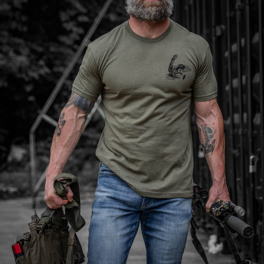 Become A Threat To The Darkness Men's T-Shirt - One Revolver Surfboards