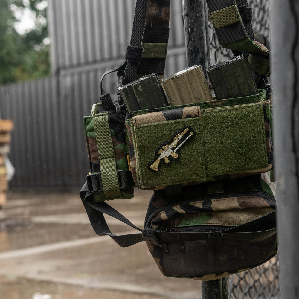 Long Range Pew Pew Rifle Pvc Patch - One Revolver Surfboards