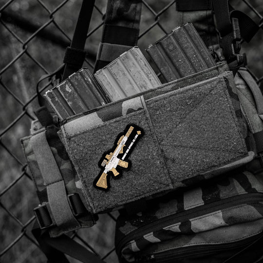 Long Range Pew Pew Rifle Pvc Patch - One Revolver Surfboards