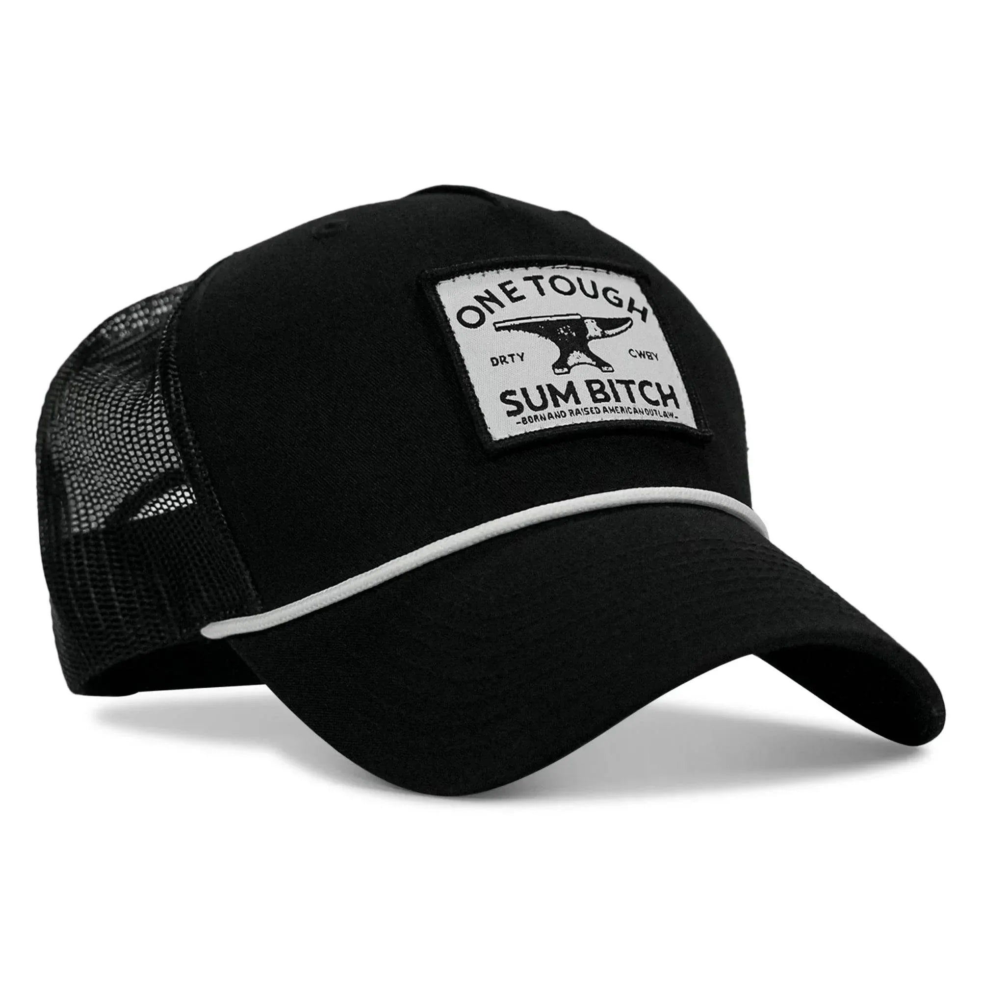 One Revolver Surfboards - One Tough Sum B*tch Patch Rope Snapback Hat HEADWEAR