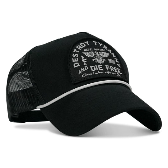 Destroy Tyranny and Die Free Patch Rope Snapback Hat