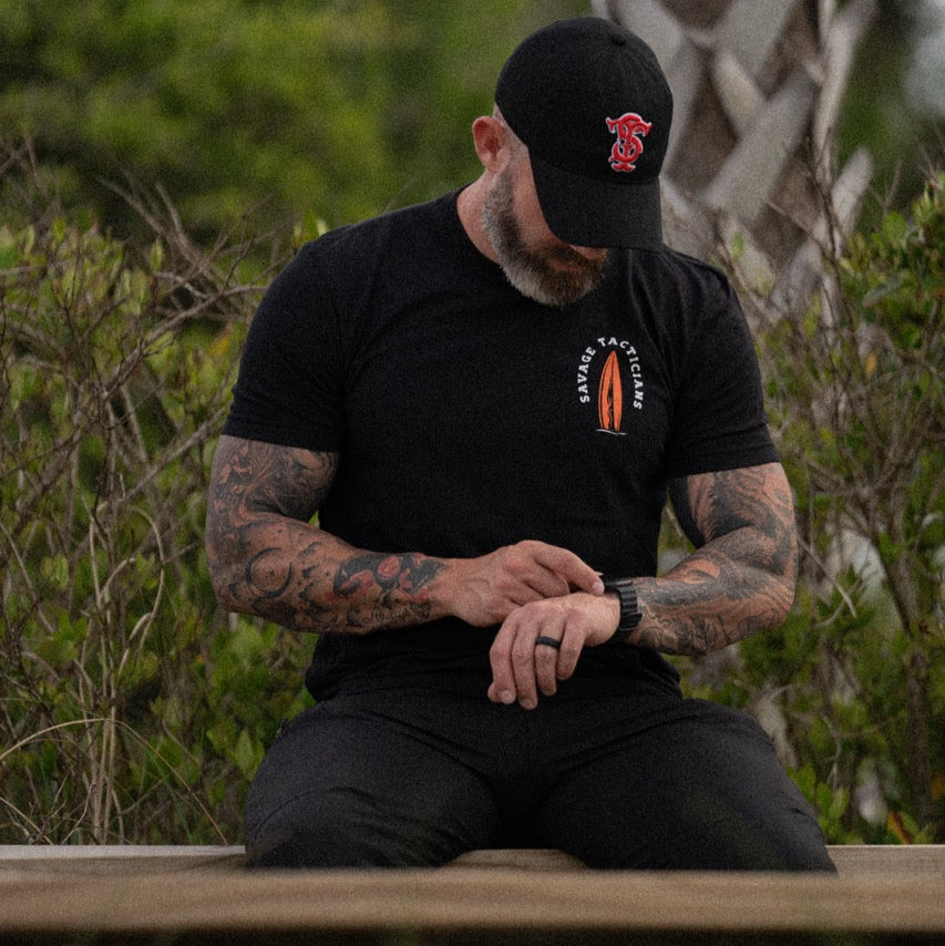 ST Team Hat - Black