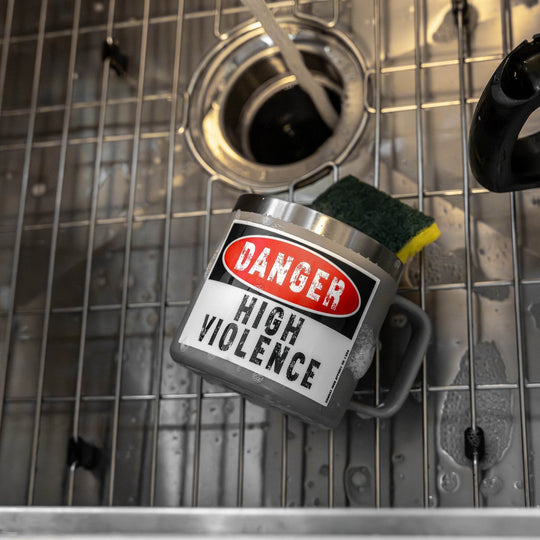 Danger High Violence Decal Sticker - One Revolver Surfboards