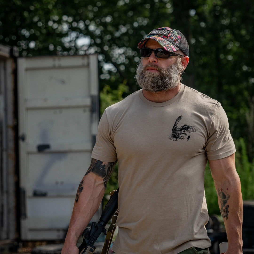 Become A Threat To The Darkness Men's T-Shirt - One Revolver Surfboards