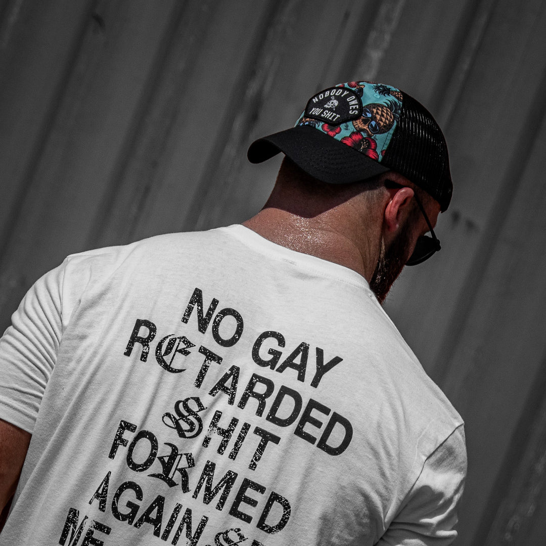 Nobody Owes You Shit Arched Patch Tactical Ripstop Mesh Snapback Hat