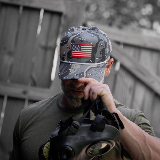 American Flag PVC Patch Waterproof Weekender Snapback