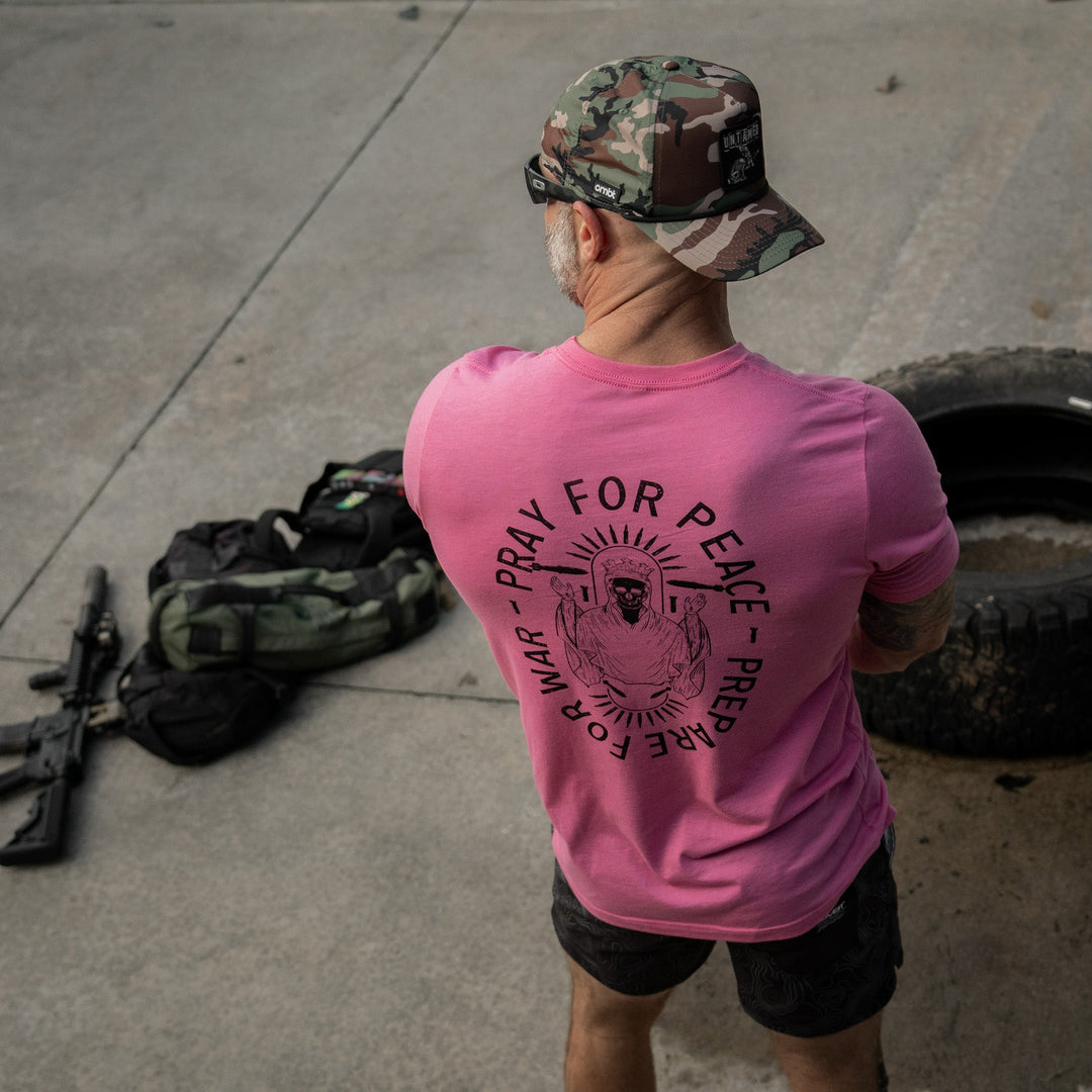 Pray For Peace. Prepare For War. Men's T-Shirt