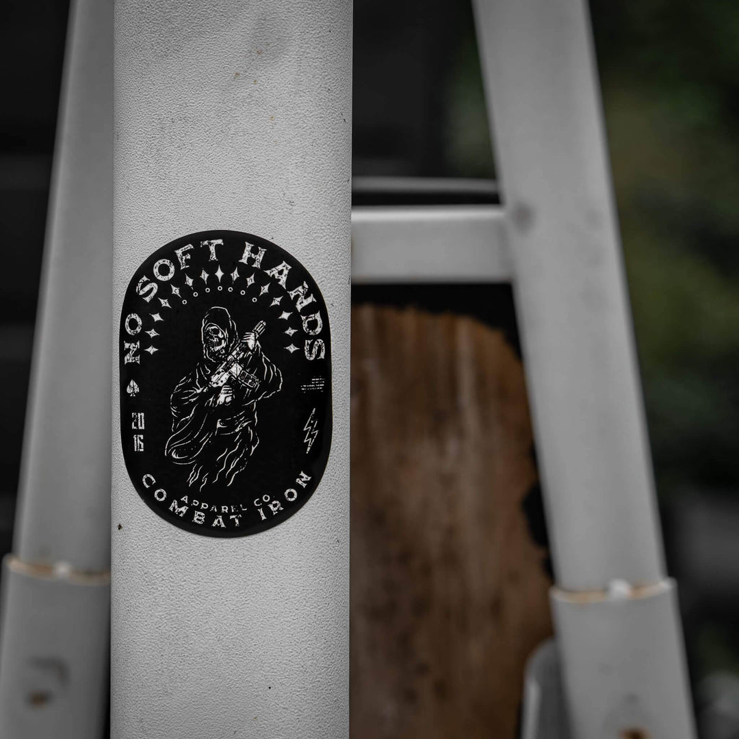 No Soft Hands Reaper Decal - One Revolver Surfboards