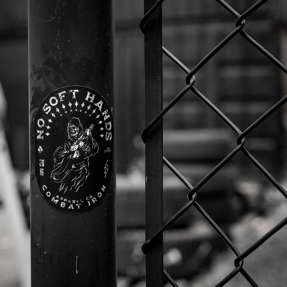 No Soft Hands Reaper Decal - One Revolver Surfboards