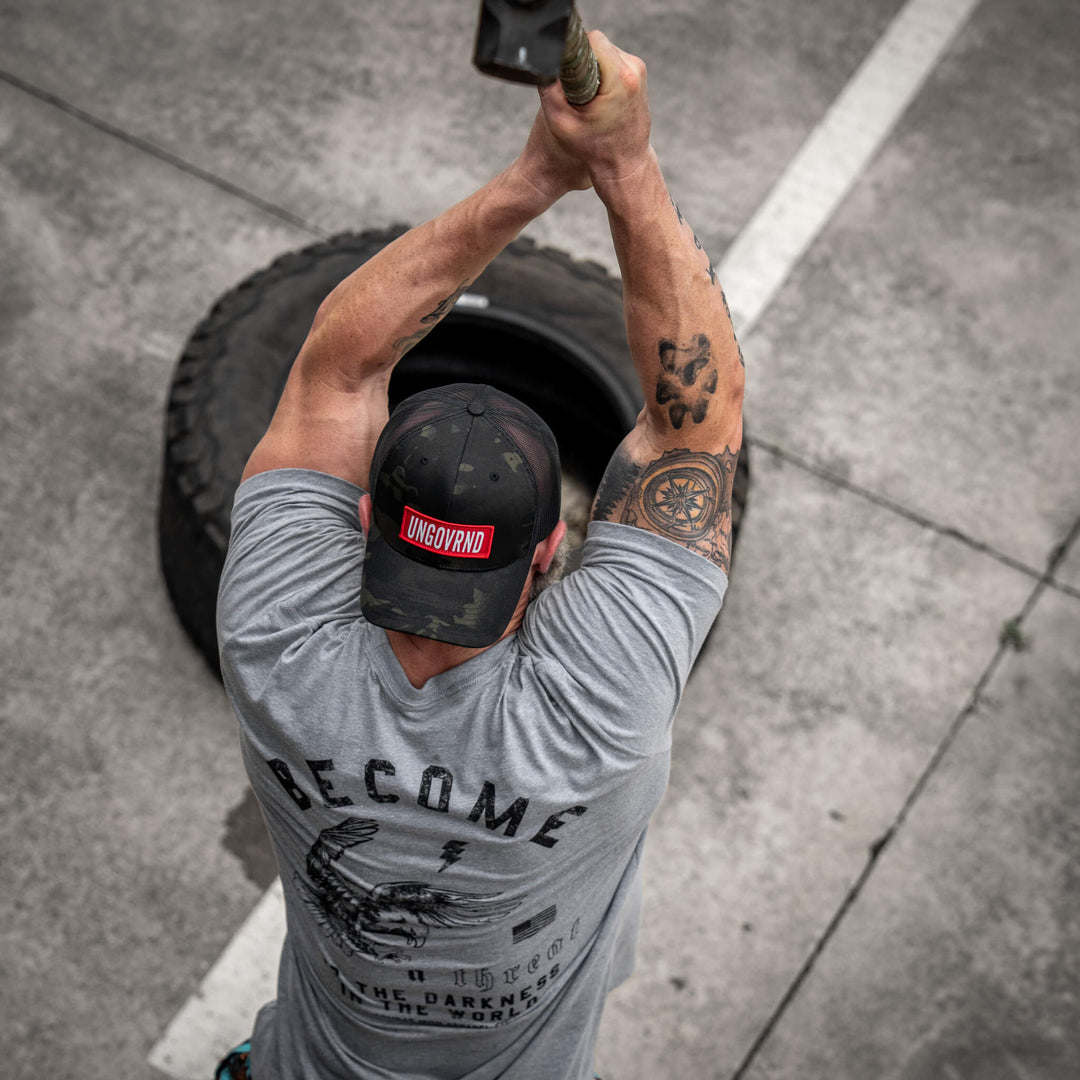 Become A Threat To The Darkness Men's T-Shirt