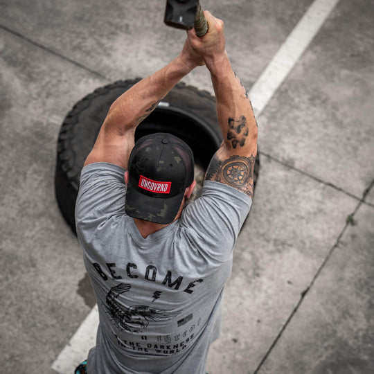 Become A Threat To The Darkness Men's T-Shirt - One Revolver Surfboards