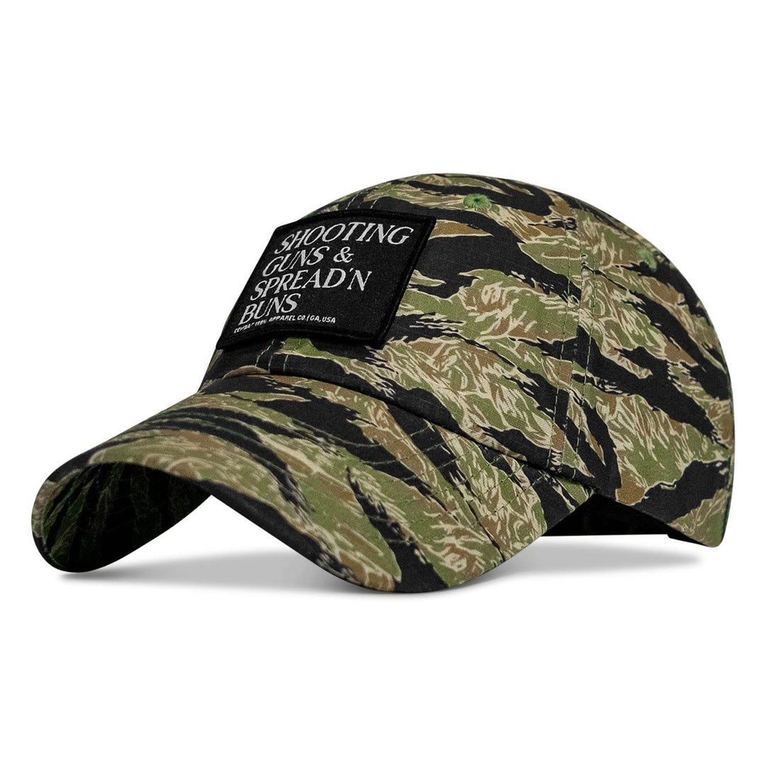 Shooting Guns & Spread'n Buns Patch RipStop Low Pro Hat - One Revolver Surfboards