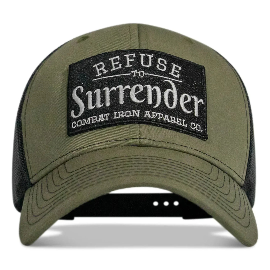 One Revolver Surfboards - Refuse To Surrender B/W Patch Snapback Hat HEADWEAR