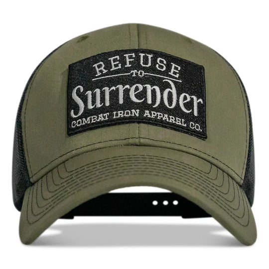 One Revolver Surfboards - Refuse To Surrender B/W Patch Snapback Hat HEADWEAR