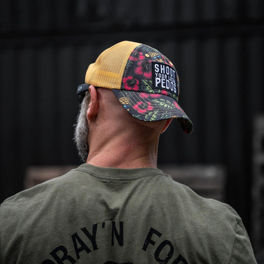 One Revolver Surfboards - Shoot Your Local Pedos Patch Tactical Ripstop Mesh Snapback Hat HEADWEAR