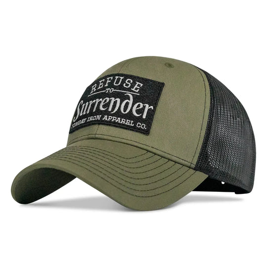 One Revolver Surfboards - Refuse To Surrender B/W Patch Snapback Hat HEADWEAR