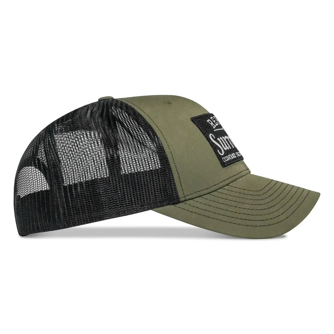 One Revolver Surfboards - Refuse To Surrender B/W Patch Snapback Hat HEADWEAR