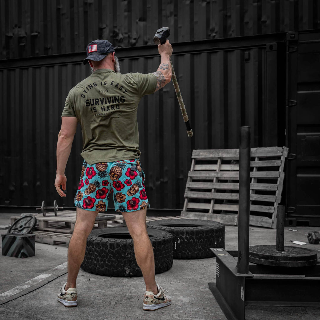 Dying is Easy. Surviving Is Hard Men's T-Shirt - One Revolver Surfboards