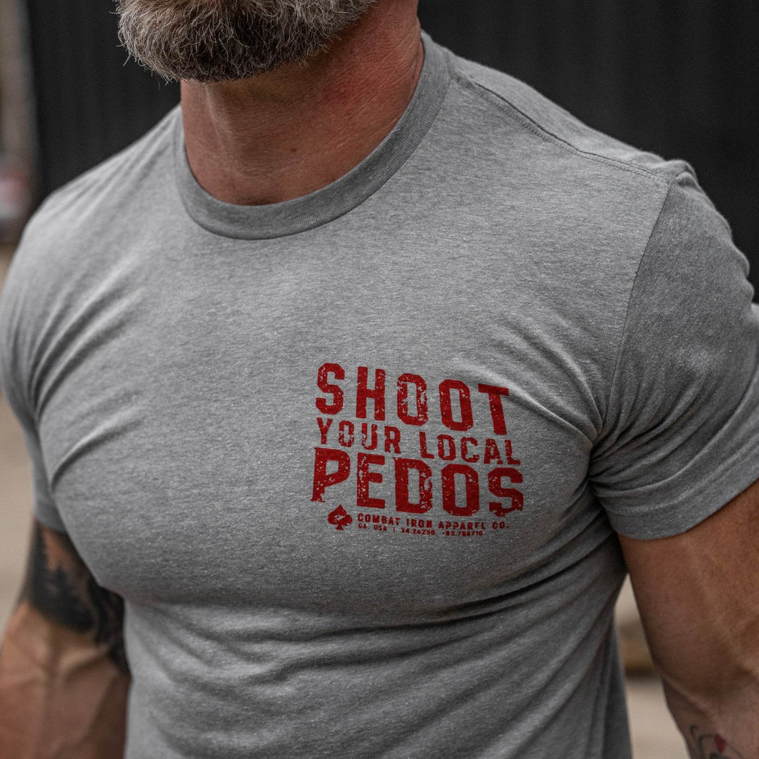 Shoot Your Local Pedos Men's T-Shirt - One Revolver Surfboards