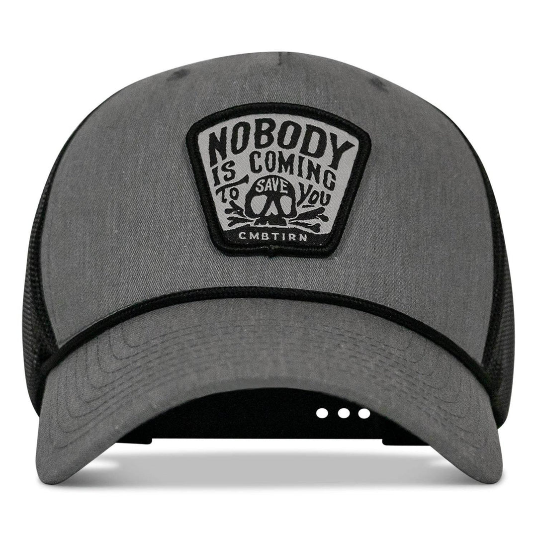 One Revolver Surfboards - Nobody Is Coming To Save You Skull Patch Rope Snapback HEADWEAR