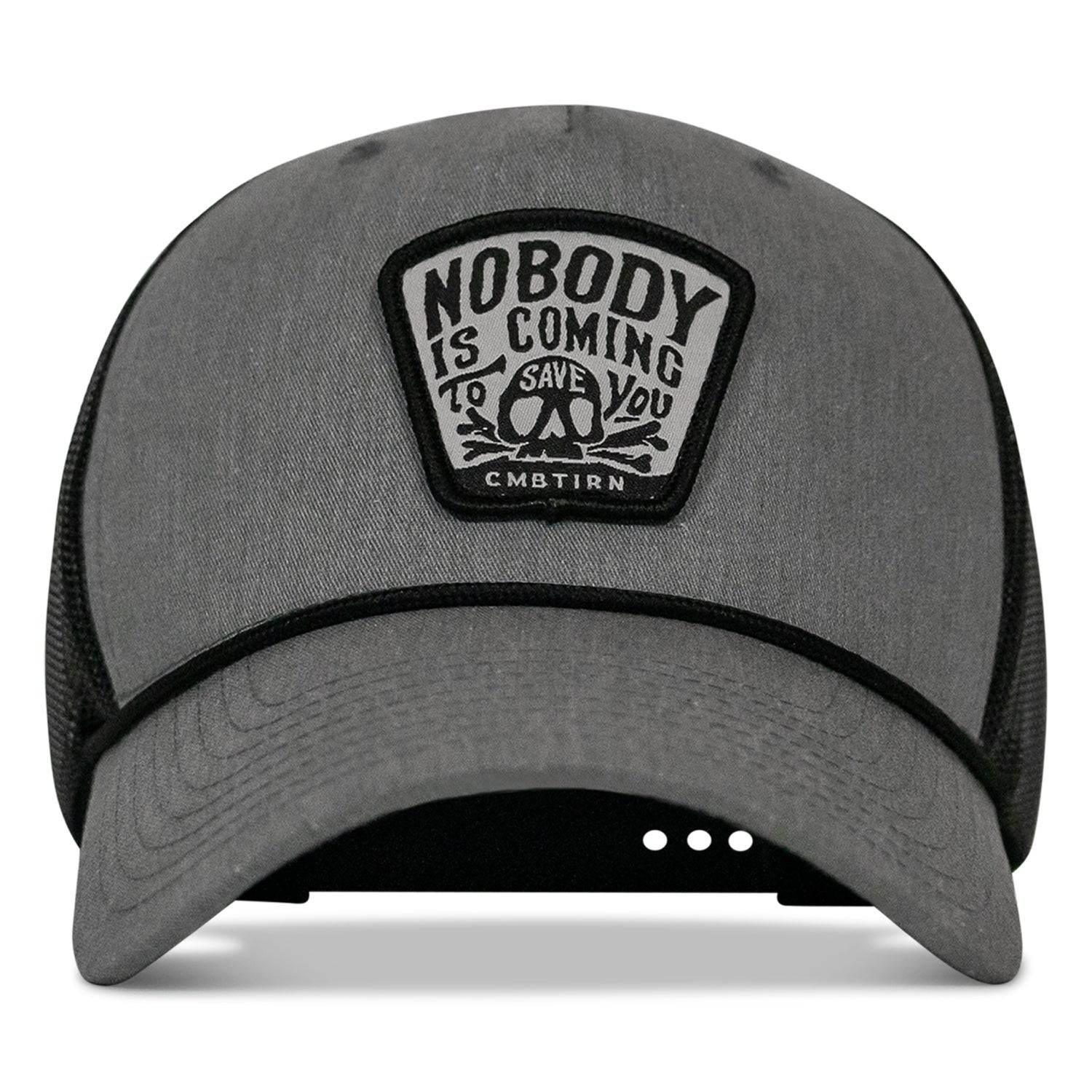 One Revolver Surfboards - Nobody Is Coming To Save You Skull Patch Rope Snapback HEADWEAR
