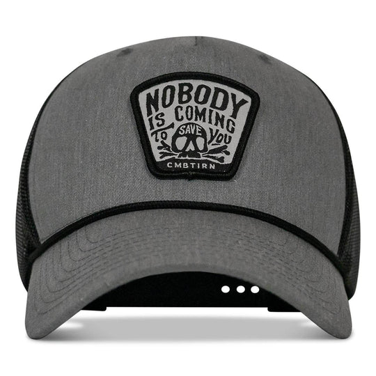 One Revolver Surfboards - Nobody Is Coming To Save You Skull Patch Rope Snapback HEADWEAR