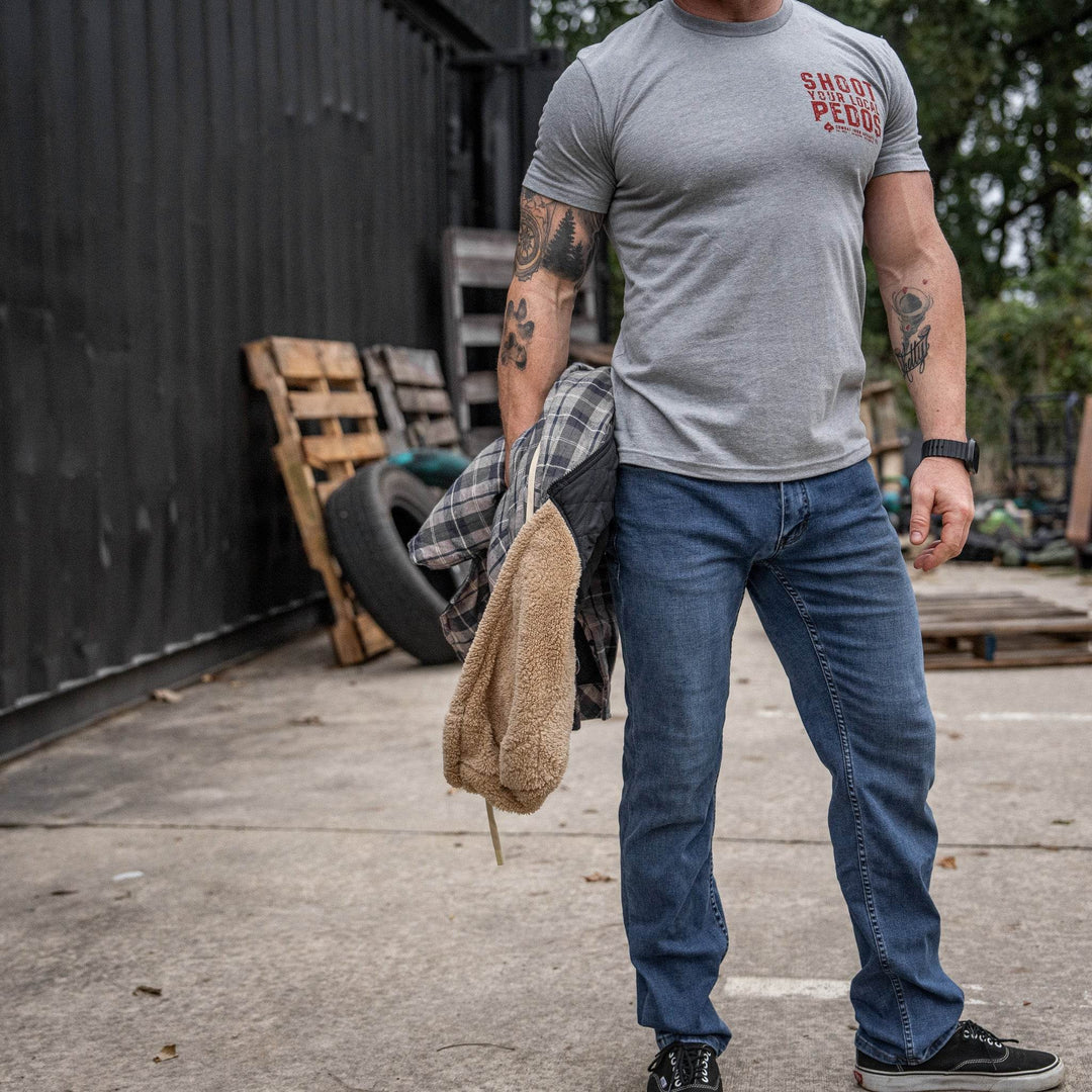 Shoot Your Local Pedos Men's T-Shirt - One Revolver Surfboards