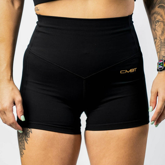 One Revolver Surfboards - LADIES LUXE HIGH WAISTED SHORTS SHORTS | WOMEN