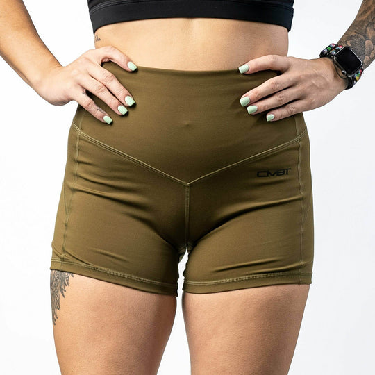 LADIES LUXE HIGH WAISTED SHORTS - SHORTS | WOMEN - One Revolver Surfboards