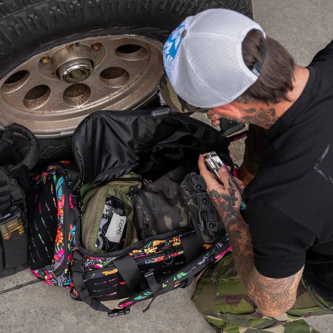 One Revolver Surfboards - 50L Sack™ Duffle Hybrid Double Carry Bag DUFFLEPACK