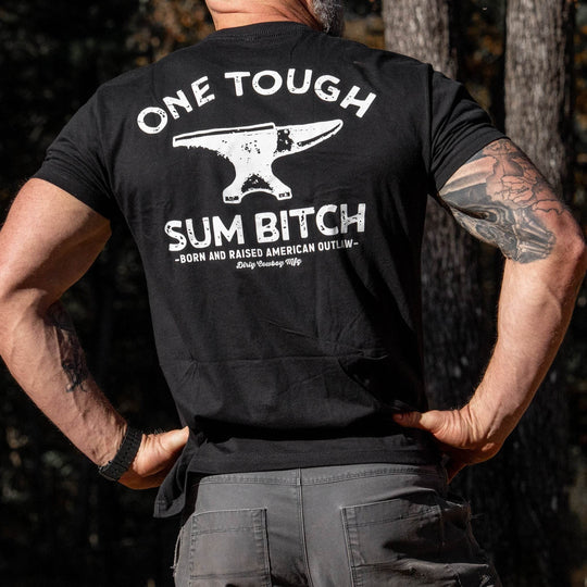 One Tough Sum Born and Raised American Outlaw Men's T-Shirt - One Revolver Surfboards
