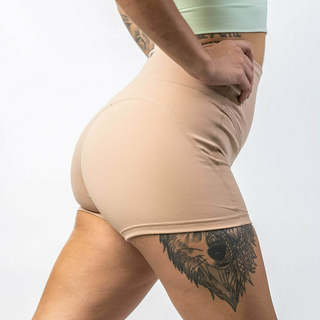 LADIES LUXE HIGH WAISTED SHORTS - SHORTS | WOMEN - One Revolver Surfboards
