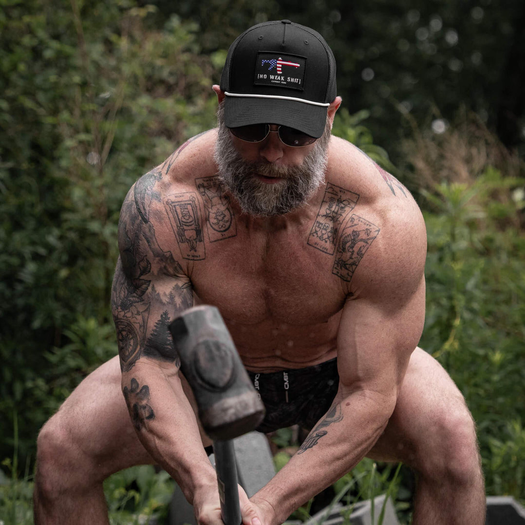 One Revolver Surfboards - No Weak Shit Patch Rope Snapback Hat HEADWEAR