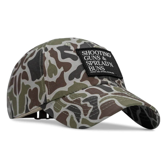 Shooting Guns & Spread'n Buns Patch RipStop Low Pro Hat - One Revolver Surfboards