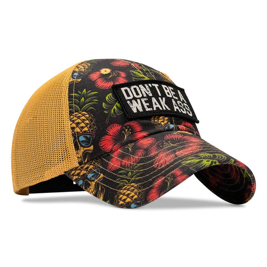 Don't Be A Weak Ass Patch Tactical Ripstop Mesh Snapback Hat