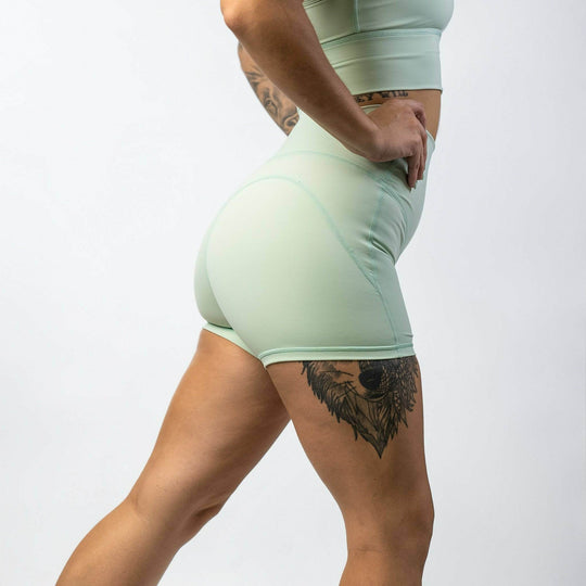 LADIES LUXE HIGH WAISTED SHORTS - SHORTS | WOMEN - One Revolver Surfboards