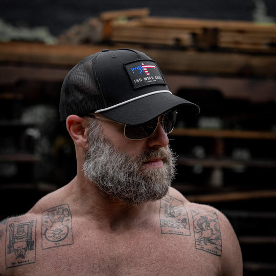 One Revolver Surfboards - No Weak Shit Patch Rope Snapback Hat HEADWEAR
