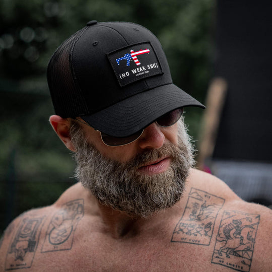 One Revolver Surfboards - No Weak Shit Patch Snapback Hat HEADWEAR