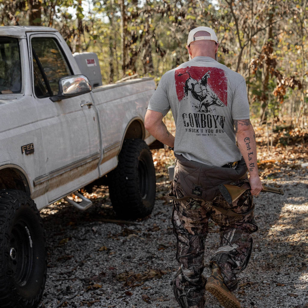 Cowboy'n | Knuck If You Buck Men's T-Shirt - One Revolver Surfboards