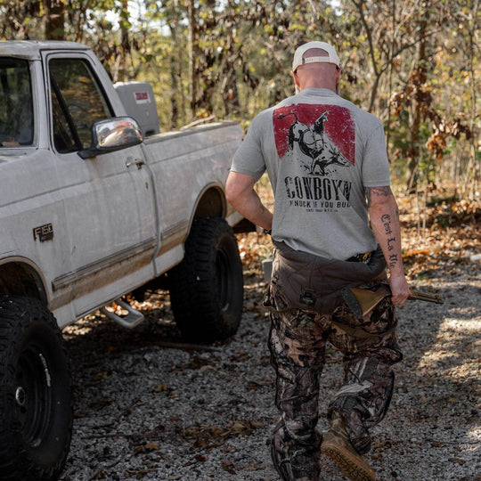 Cowboy'n | Knuck If You Buck Men's T-Shirt - One Revolver Surfboards