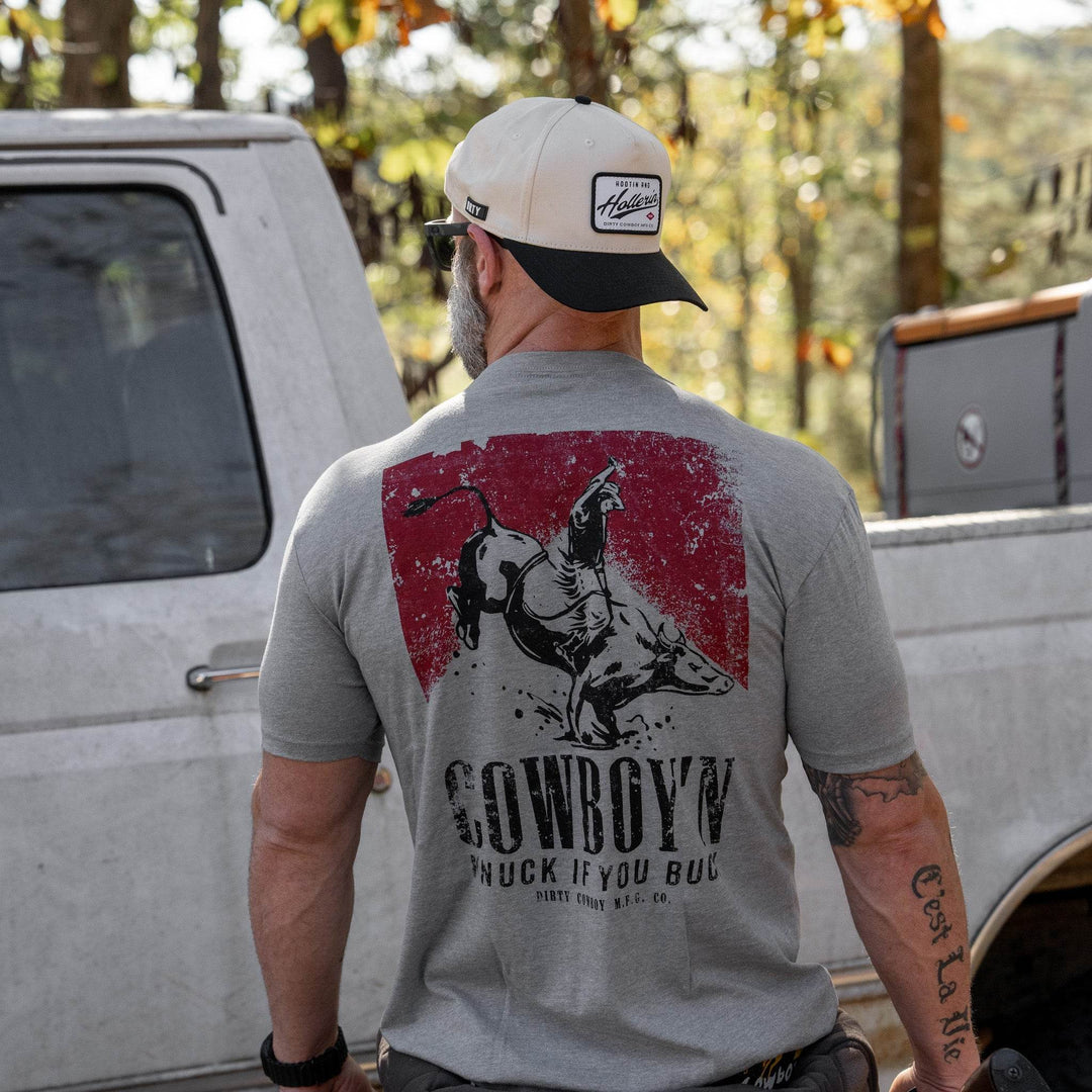 Cowboy'n | Knuck If You Buck Men's T-Shirt - One Revolver Surfboards