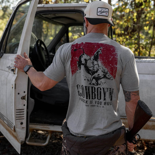 Cowboy'n | Knuck If You Buck Men's T-Shirt - One Revolver Surfboards