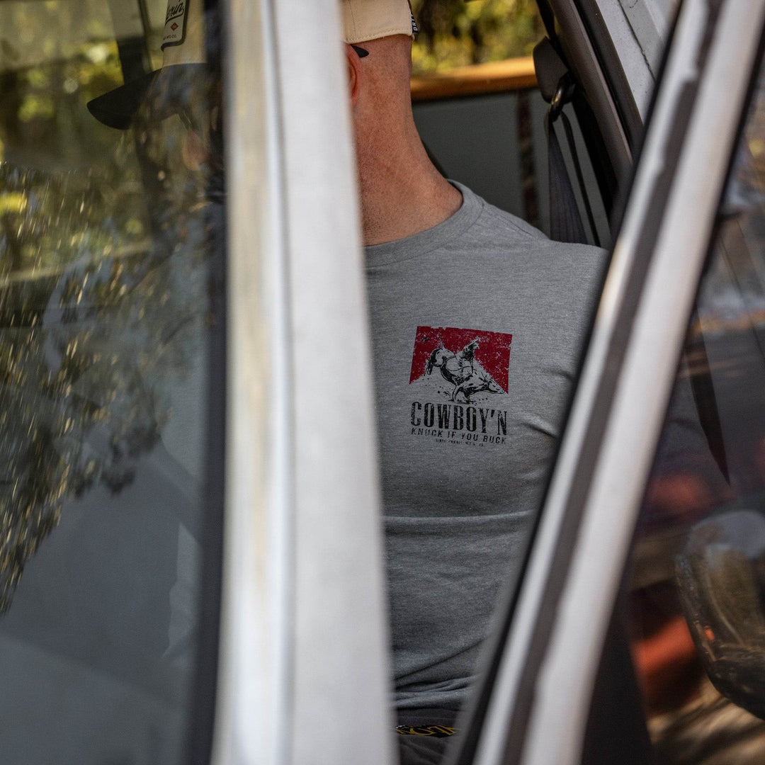 Cowboy'n | Knuck If You Buck Men's T-Shirt - One Revolver Surfboards