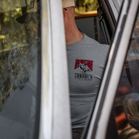 Cowboy'n | Knuck If You Buck Men's T-Shirt