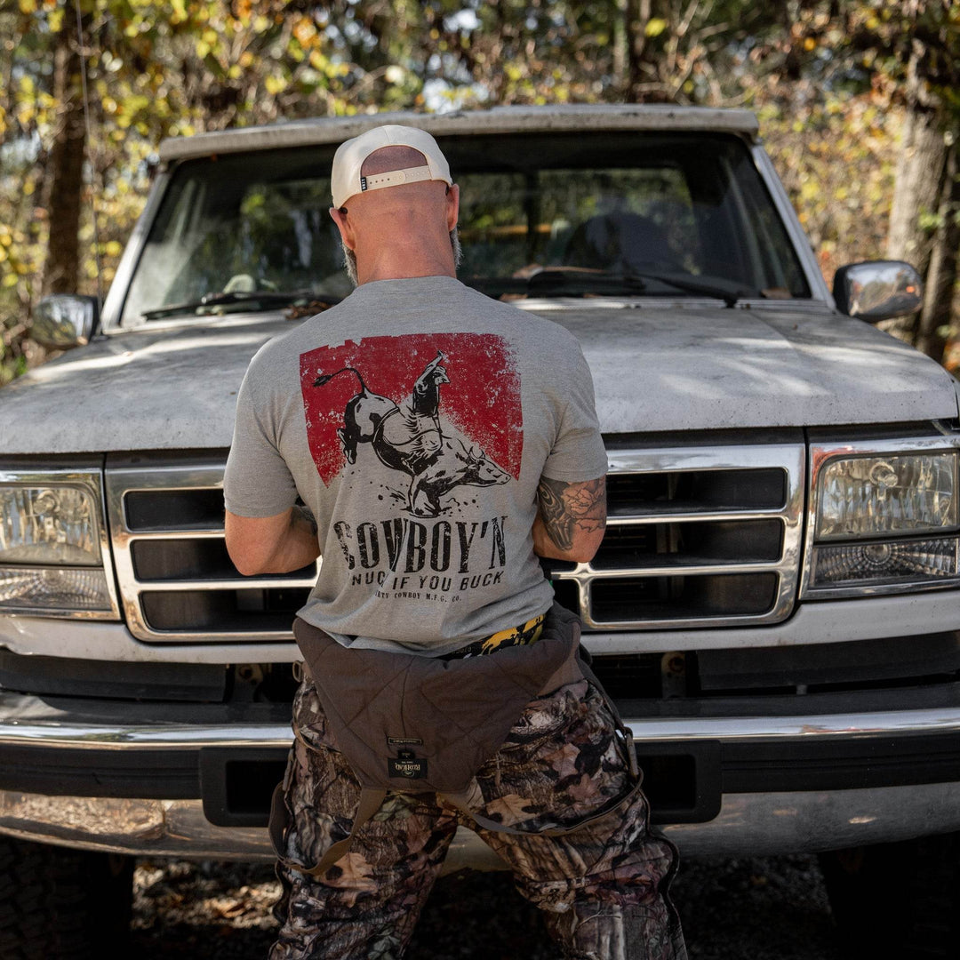 Cowboy'n | Knuck If You Buck Men's T-Shirt - One Revolver Surfboards