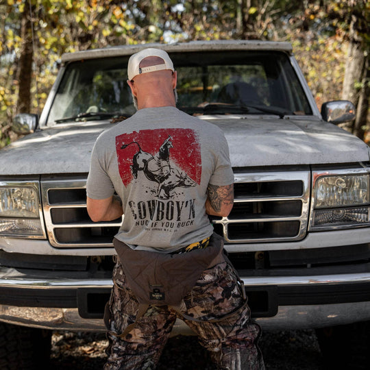 Cowboy'n | Knuck If You Buck Men's T-Shirt - One Revolver Surfboards