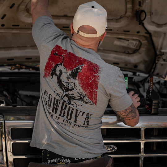 Cowboy'n | Knuck If You Buck Men's T-Shirt